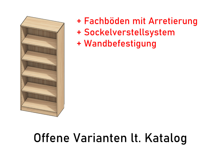 Regalschränke Modell 500