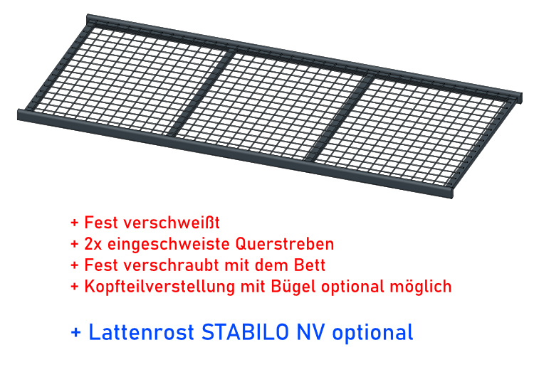 Stahlgitterboden Modell DRABO NV