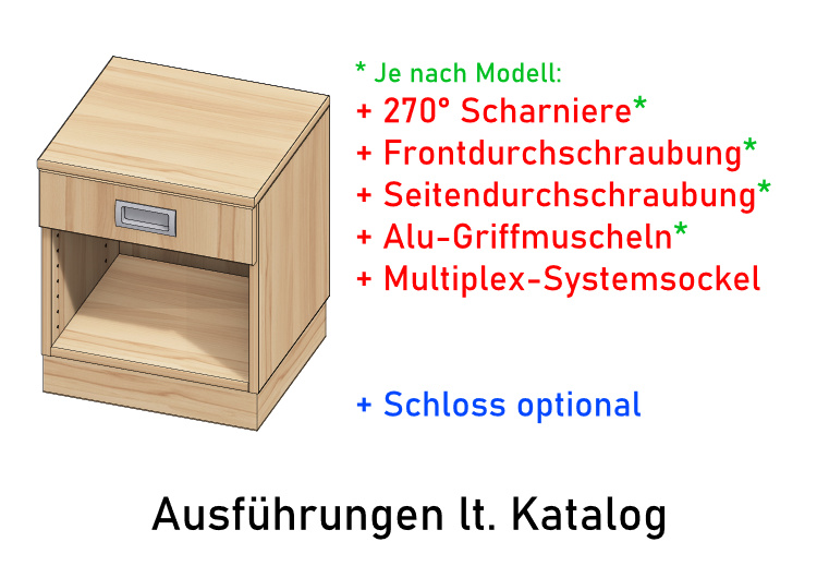 Nachttische Modell 500