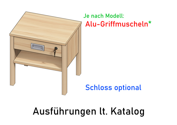 Nachttische Modell 600