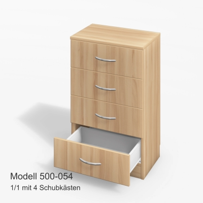 1/1 mit 4 Schubkästen Modell 500-054